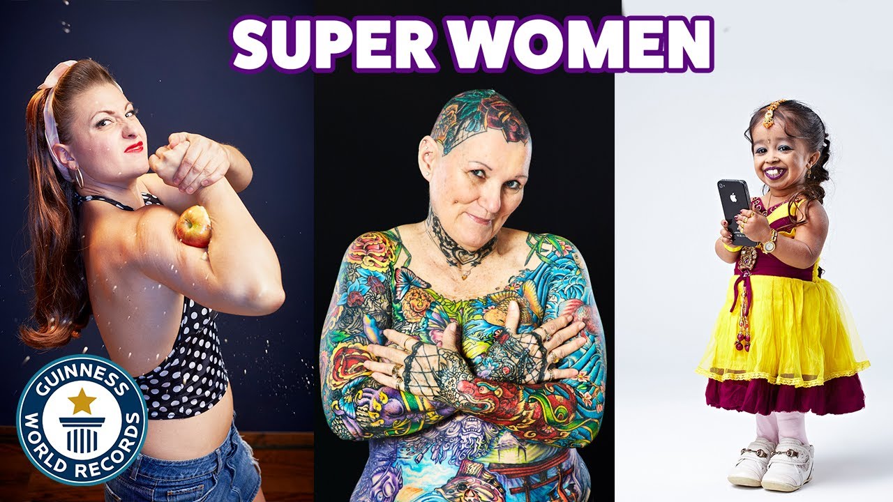 Record-breaking super women - Guinness World Records