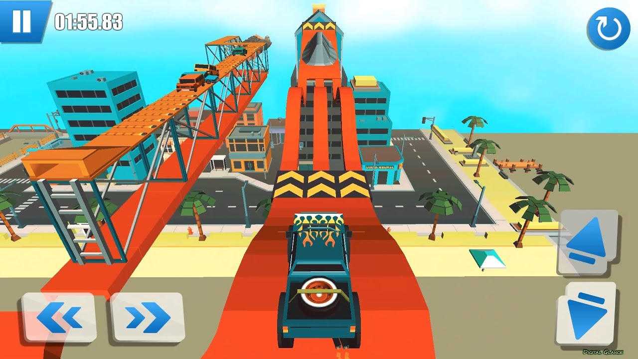 Skill Test Extreme Stunts Racing Game 2019 | Android Gameplay Full HD