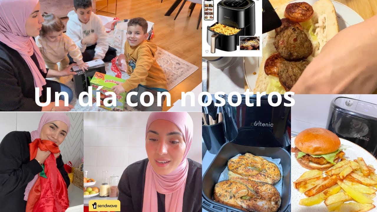 Un día triste 😢/ cumpleaños de Anas🎂/ recetas fáciles con air fryer/ librería infantil