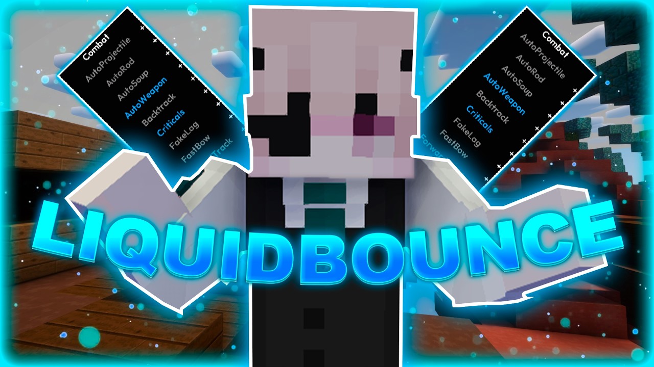 LiquidBounce - БЕСПЛАТНЫЙ ЧИТ НА MINEBLAZE ! Лучший бесплатный софт для блейза ! Тели Скаффолд !