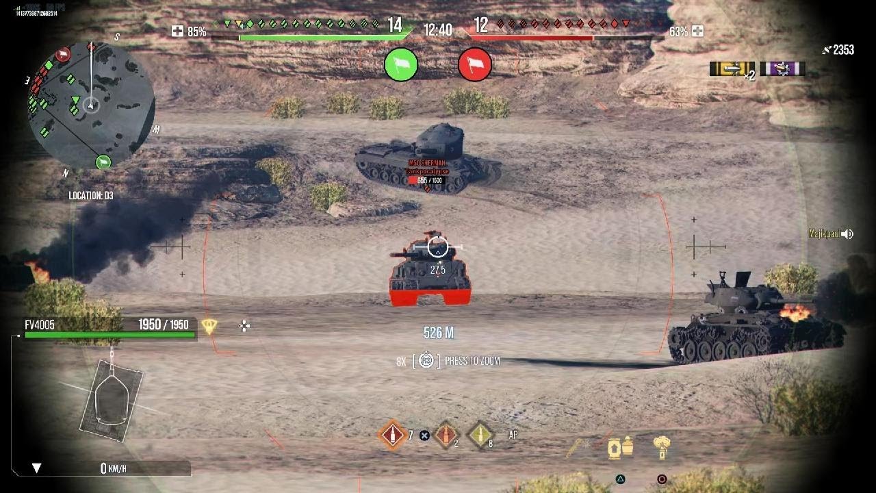 World of Tanks FV4005 5th GG Good Teamwork