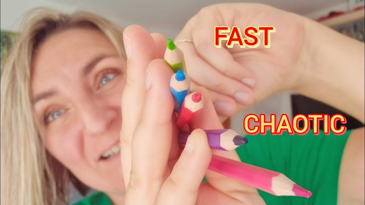 ASMR FAST AGGRESSIVE I Drawing On Your Face + Mouth Sounds