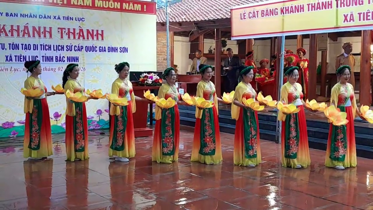 CLB thôn thị giao lưu mừng lễ khánh thành di tích lịch sử đình sơn tiên lục bắc ninh 2026