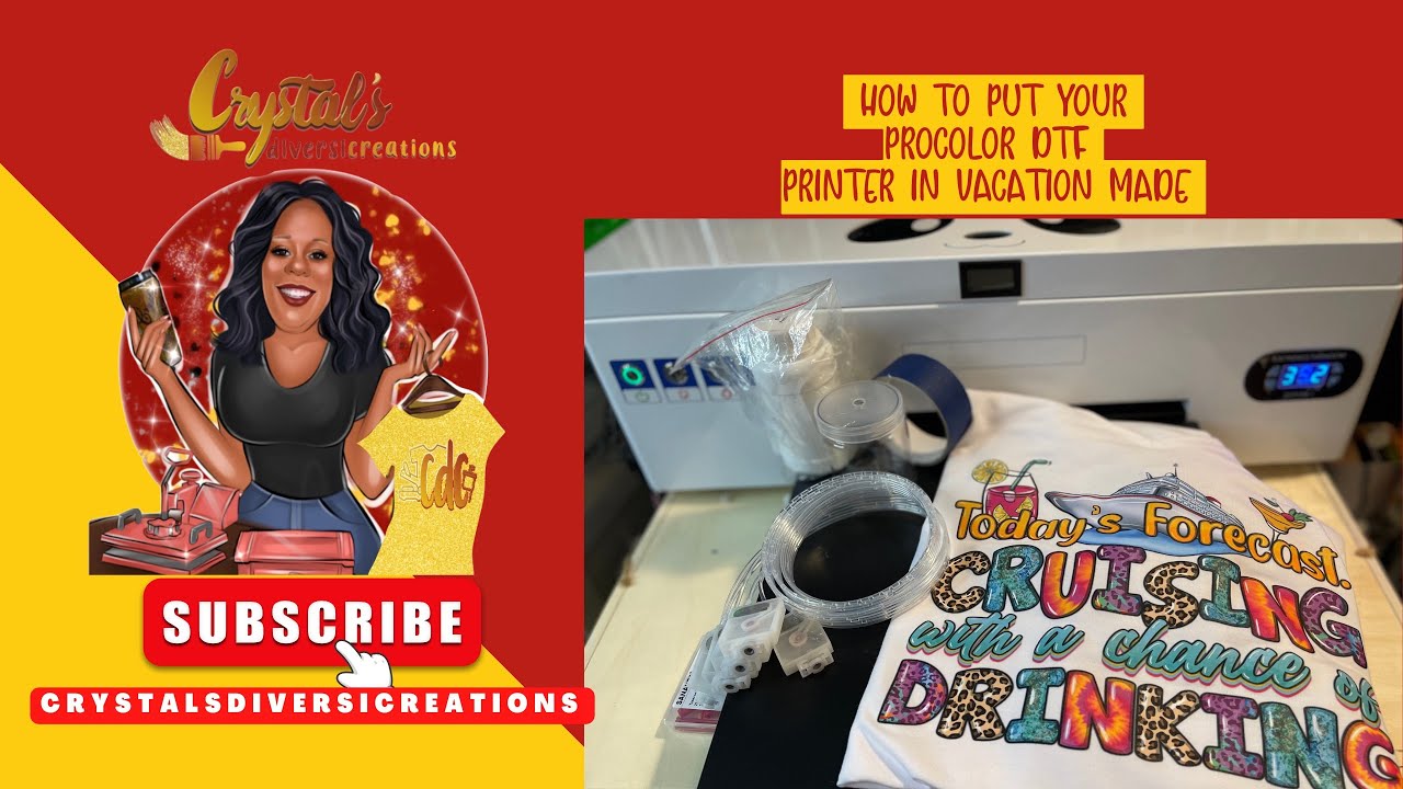 How to put your Procolor DTF printer in vacation mode