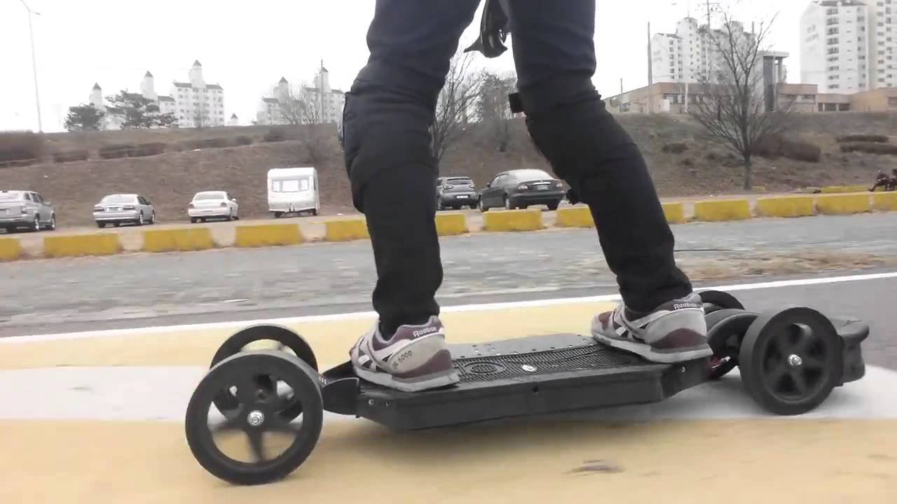 FaradayMakers #1 - Kim From South Korea riding his 3D Printed electric HyperBoard