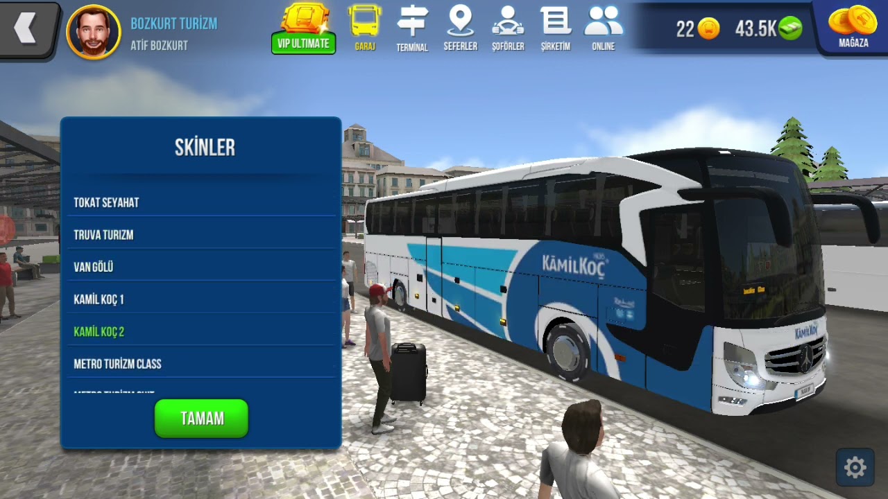 Bus simulator ultimate yeni 🚍 otobüsüm mercedes Travego 19 shd black edition Toz fırtınasında sefer