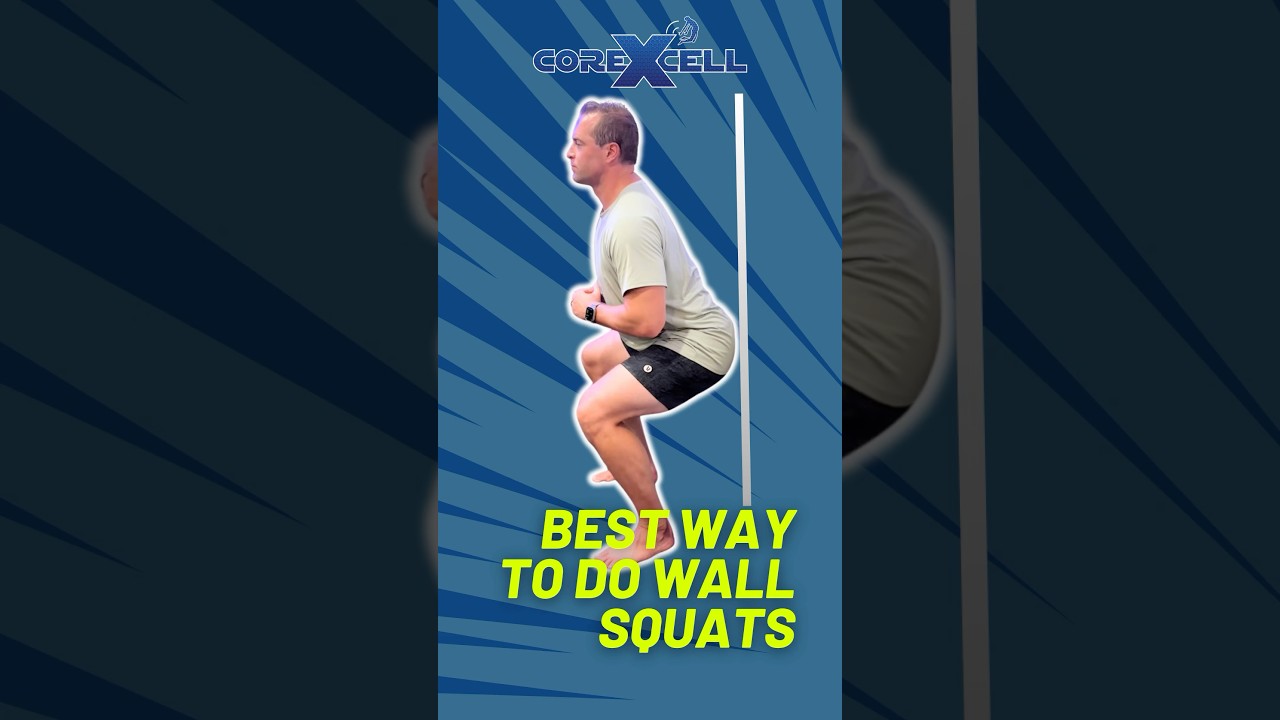 The Best Way To Do Wall Squat (Stay Strong During Injury!) 🔥