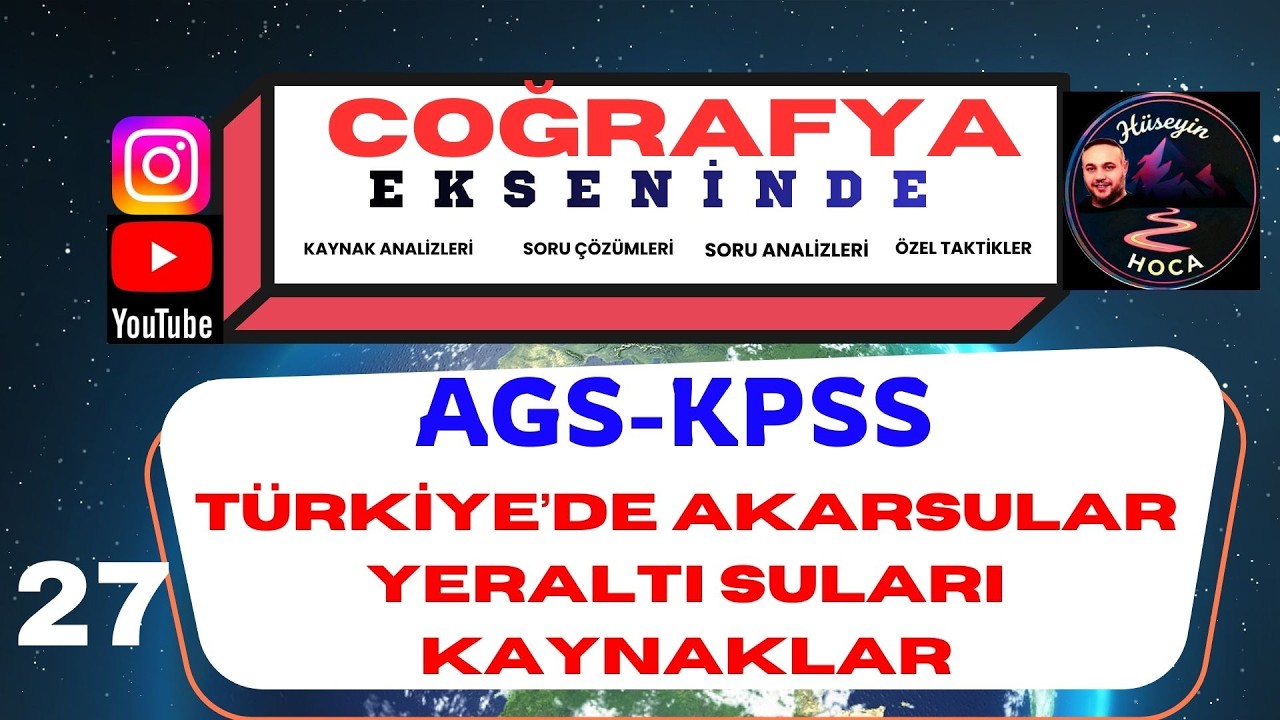 AGS-KPSS COĞRAFYA / AKARSULAR #kpss #kpsscoğrafya #viral #viralvideo #viralshort #shortvideo #tyt