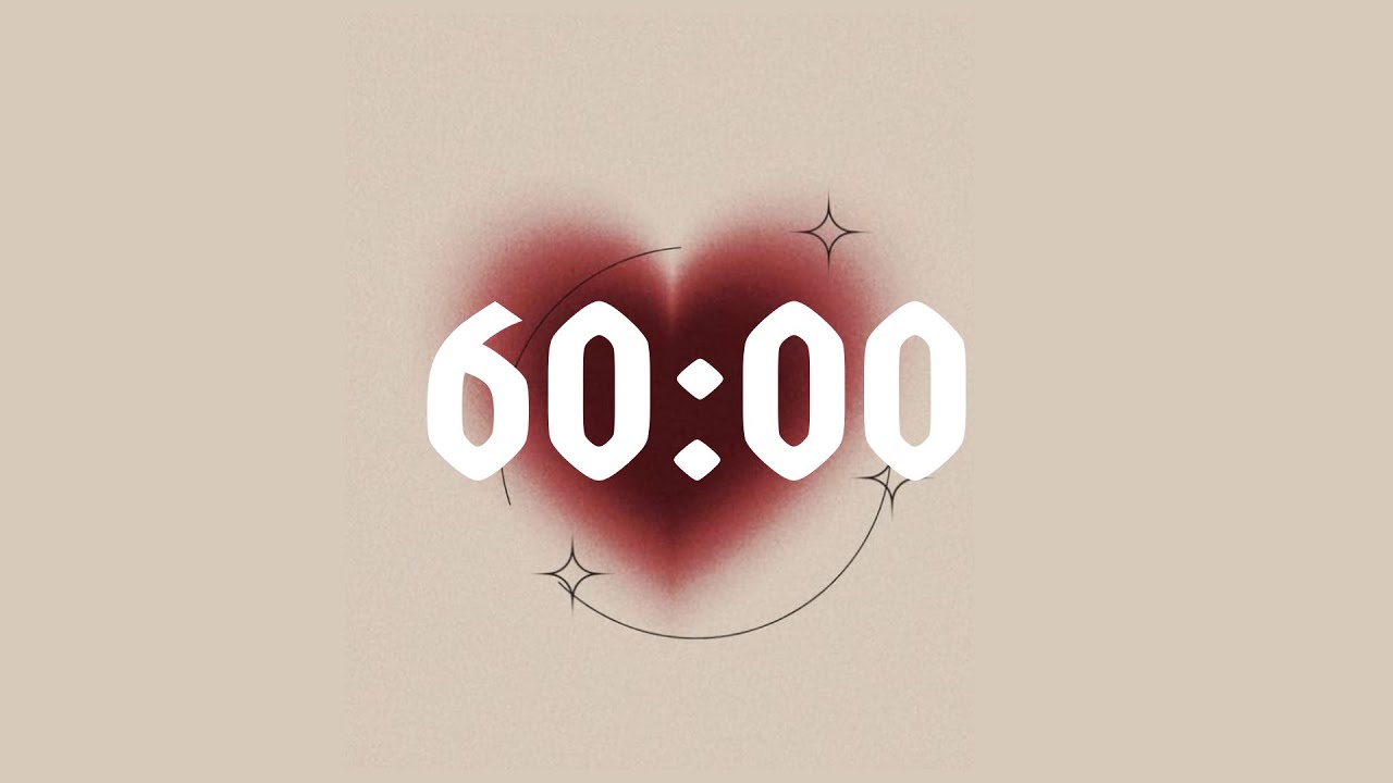 1 hour aesthetic pomodoro timer, for studying/reading/working, Be more productive & distractionless