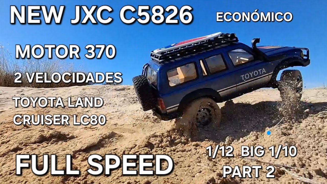 NEW JXC C5826 TOYOTA LAND CRUISER LC80 FULL SPEED #best #automobile #offroad #4x4rwd #rccar #toys 