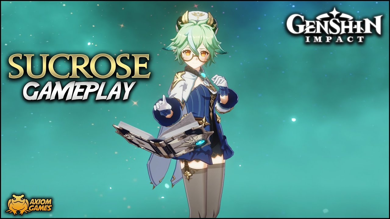 Genshin Impact - Sucrose Gameplay [JPN Dub]