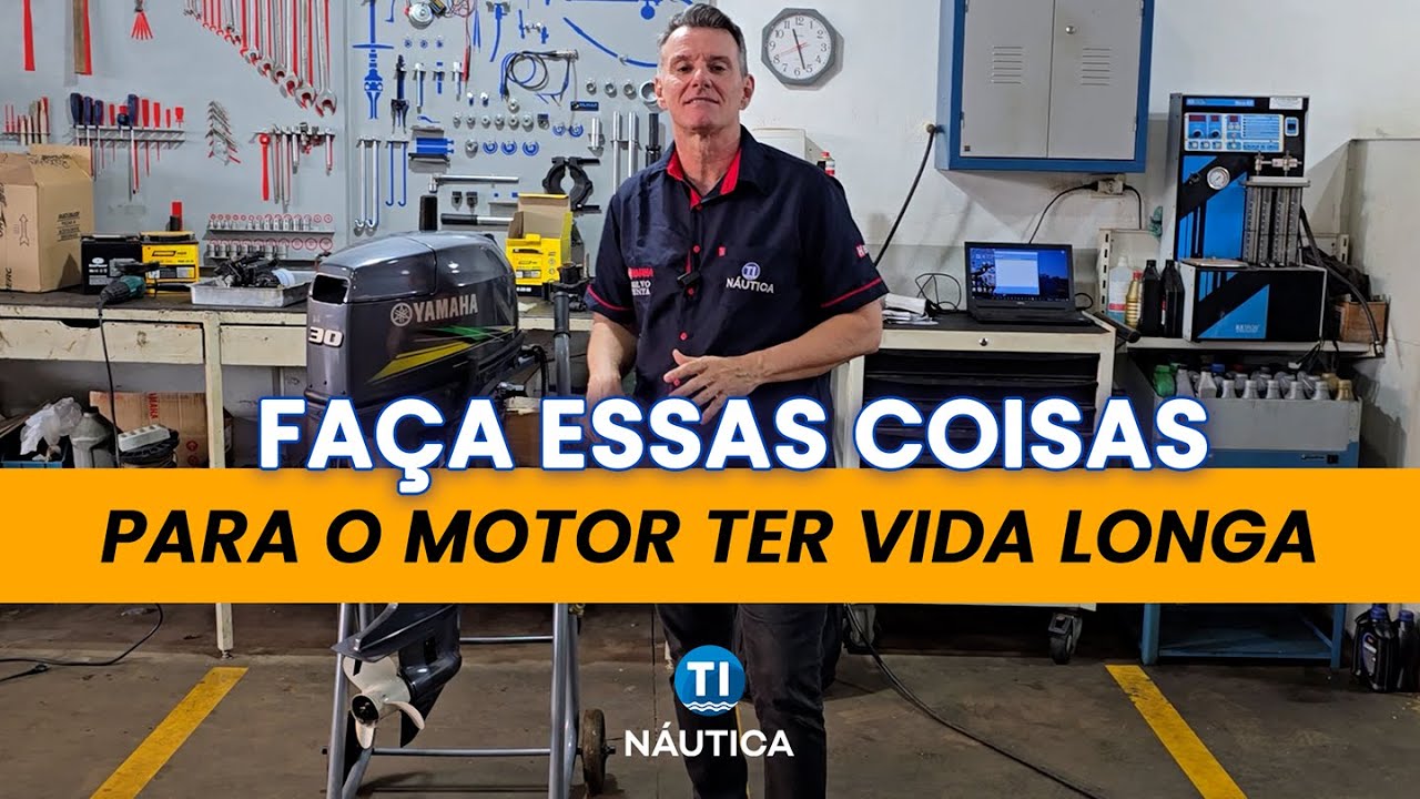 O que fazer para meu motor de popa durar mais