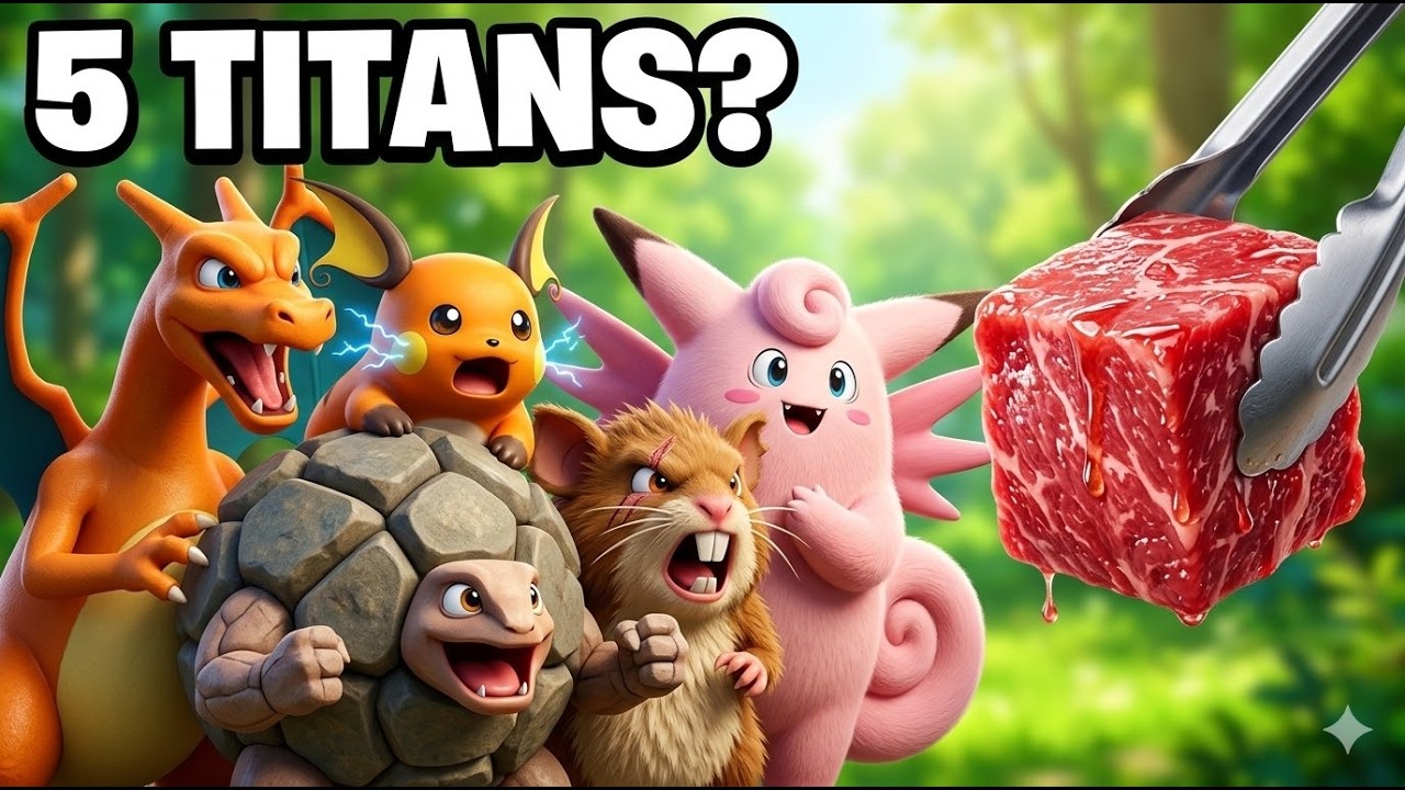 I Got A Pet Pok&eacute;mon. | 5 TITANS?