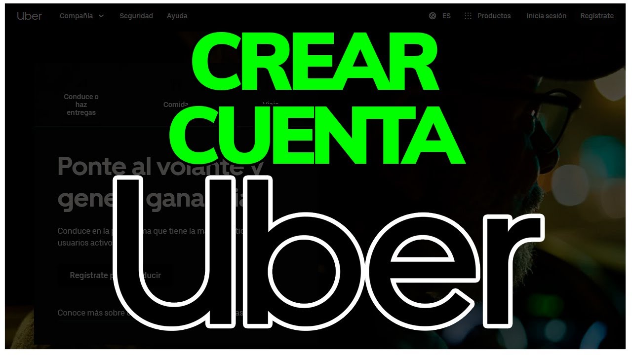 ➡️ C&oacute;mo CREAR CUENTA en UBER en 2026 || Registrarse GRATIS (Paso a Paso desde PC)