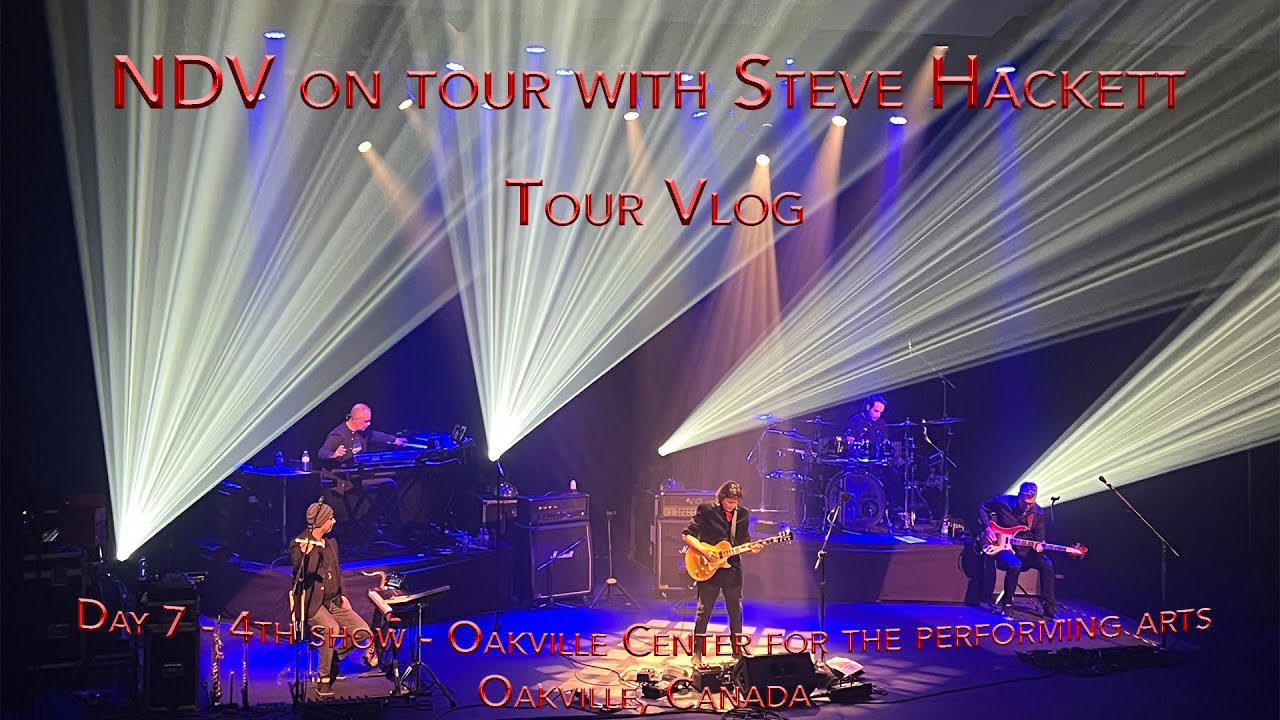 Nick D'Virgilio on tour with Steve Hackett_tour vlog day 7