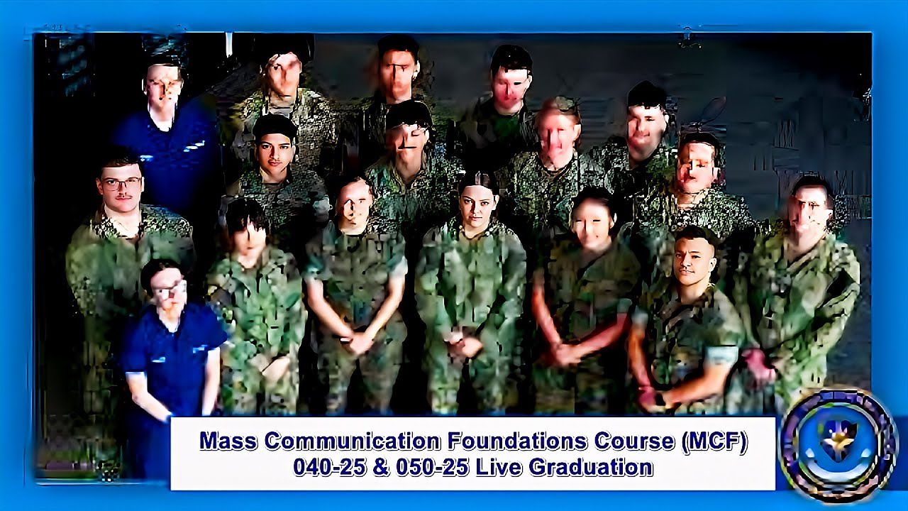 LIVE: GRADUATION DAY for Mass Communication Foundations Course MCF 040-25 & 050-25