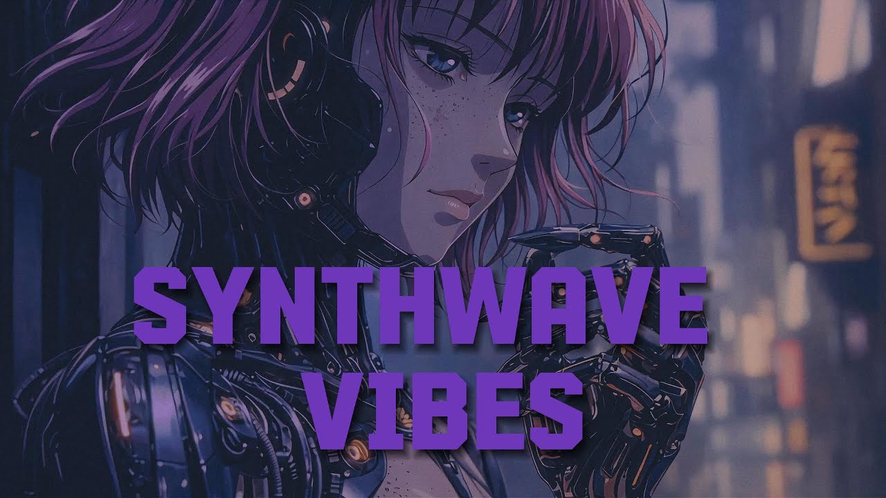 CYBERPUNK GIRL  SYNTHWAVE DREAMS IN MOTION
