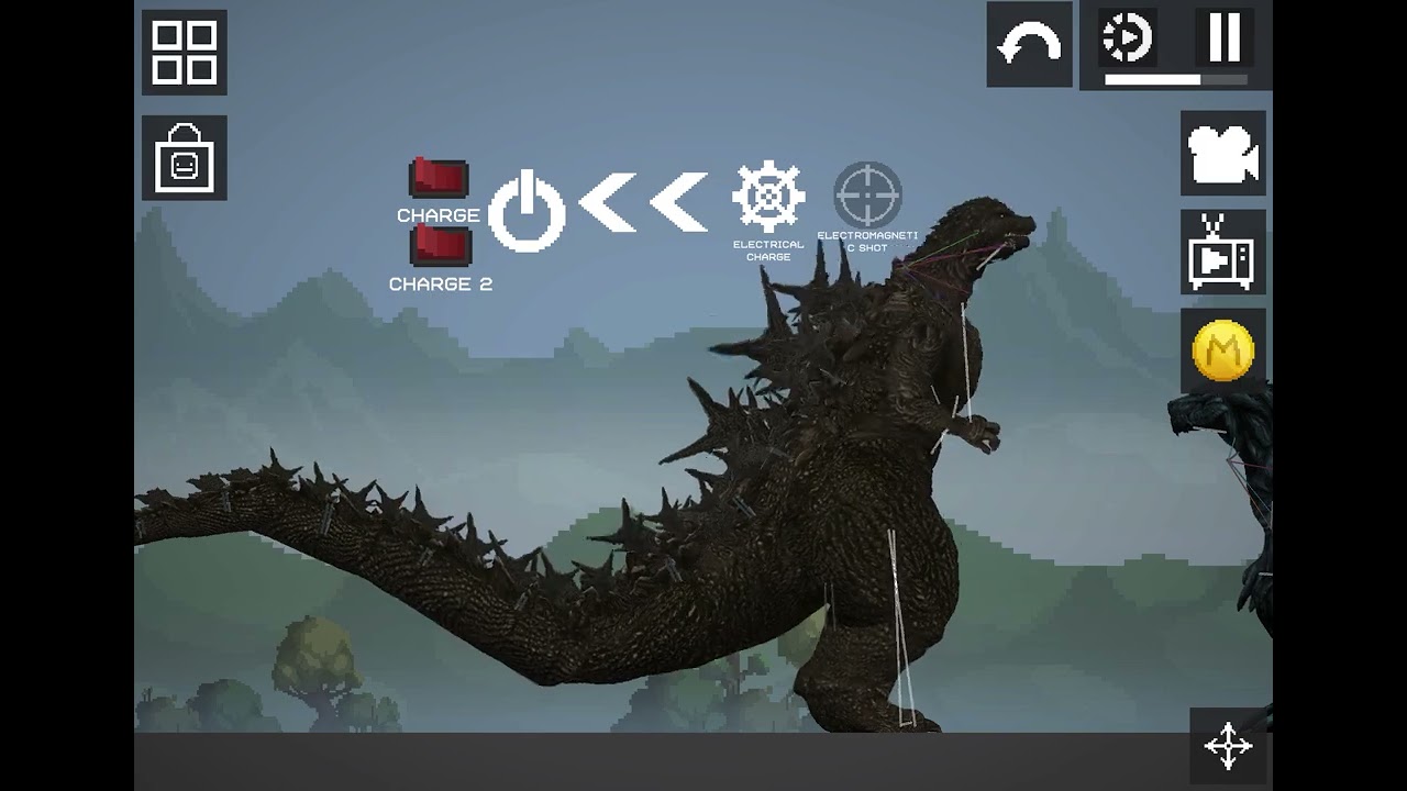 Godzilla mines one in melon sandbox