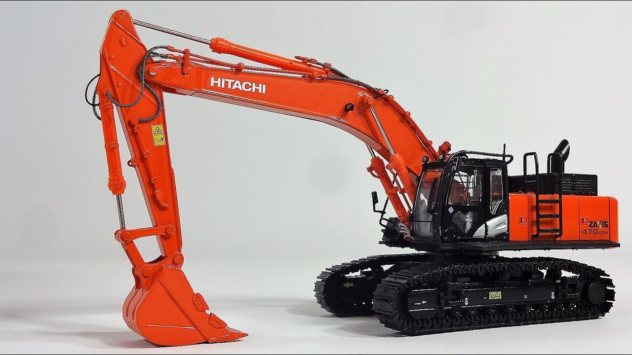 Hitachi 470LCH Excavator 1/50 Scale Diecast Model by TMC