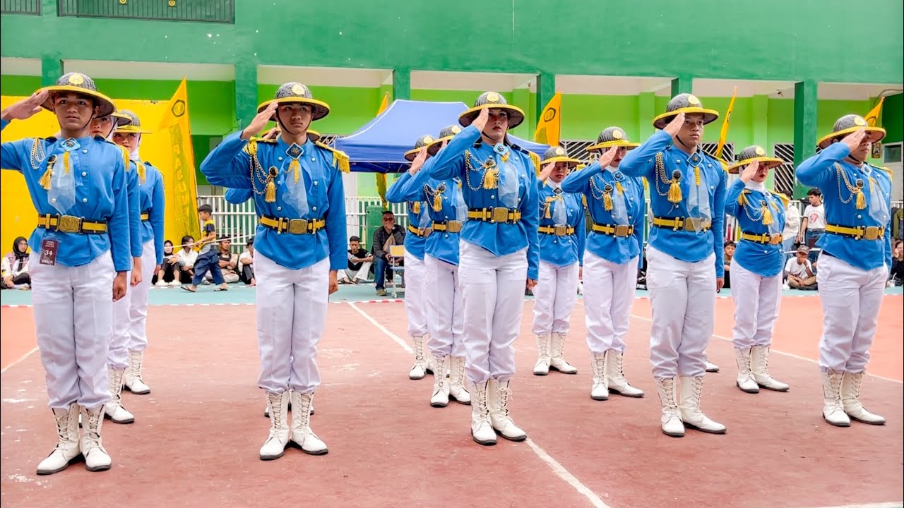 MERINDING! PASKIBRA SMK WIRAKARYA CIPARAY AT LKBB P2B FESTIVAL