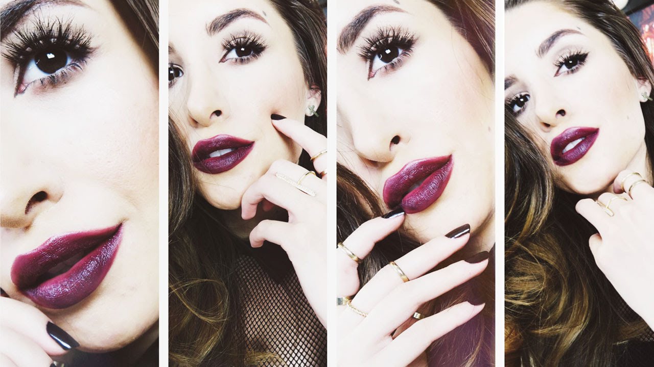 Dark Magic | Plum Lips & Fluttery Lashes | Vampy Chic Fall Makeup Tutorial​​​ | MissJessicaHarlow​​​