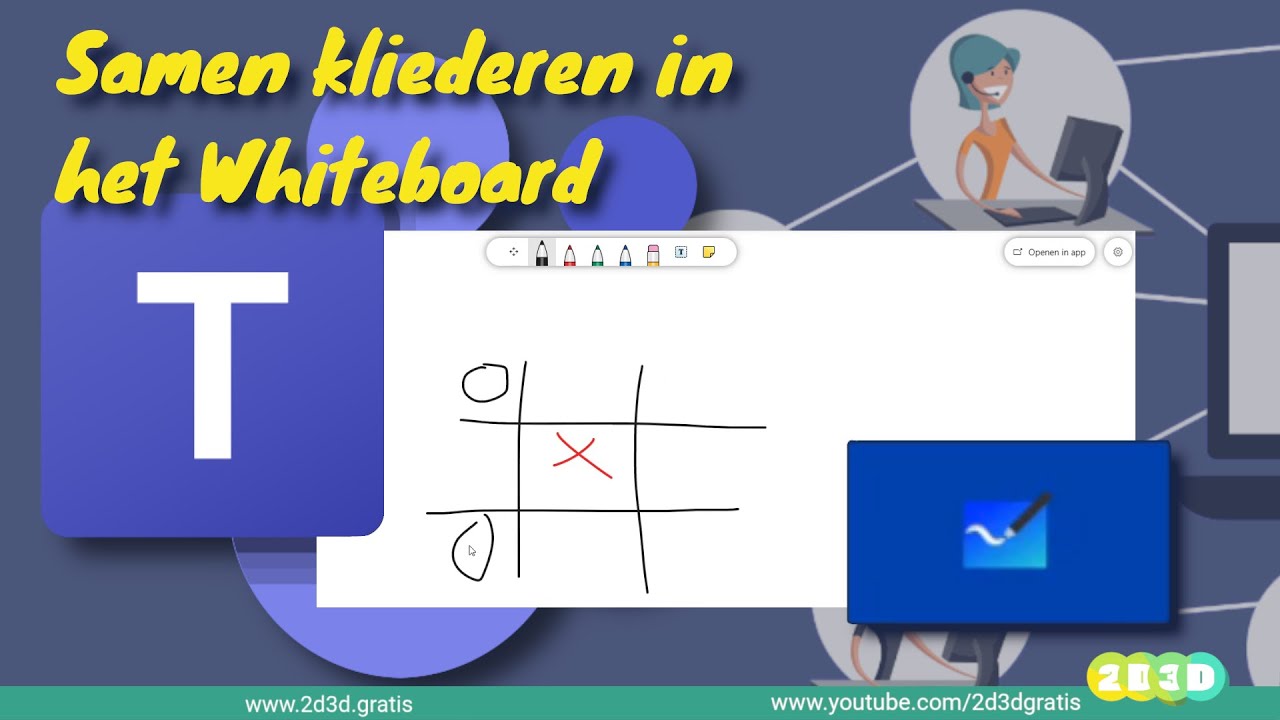 Teams: Samenwerken met het whiteboard