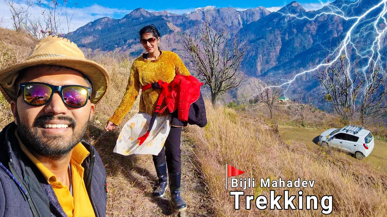HP-110 🚩 अकेले जंगल में ट्रैकिंग पर निकले 😨 || Bijli Mahadev Kullu Manali  Himachal Pardesh