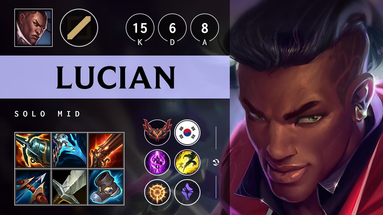 Lucian Mid vs Aurora: Unstoppable - KR Grandmaster Patch 14.19