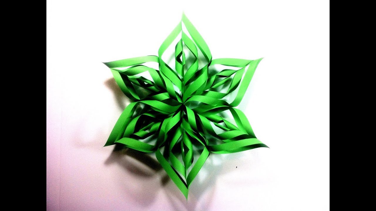 How to Make a 3D Paper Star Xmas Ornament (DIY Tutorial)