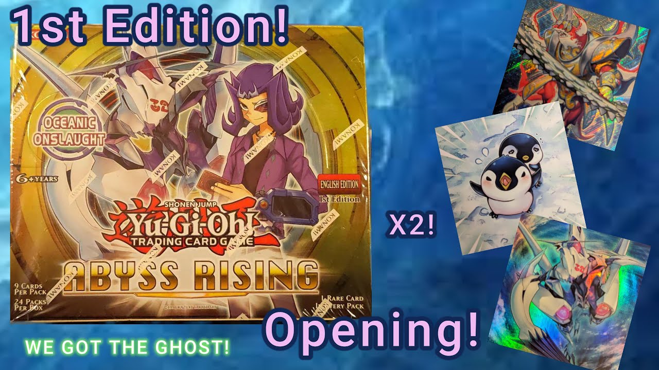 We Pulled The GHOST! Abyss Rising 1st Edition Yu-Gi-Oh Box Opening!