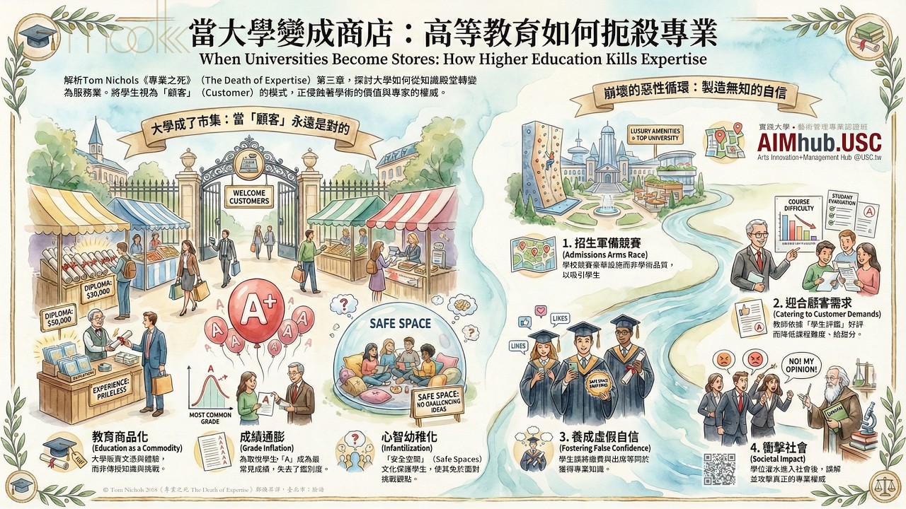 《文化創意產業》當大學變成商店：高等教育如何扼殺專業