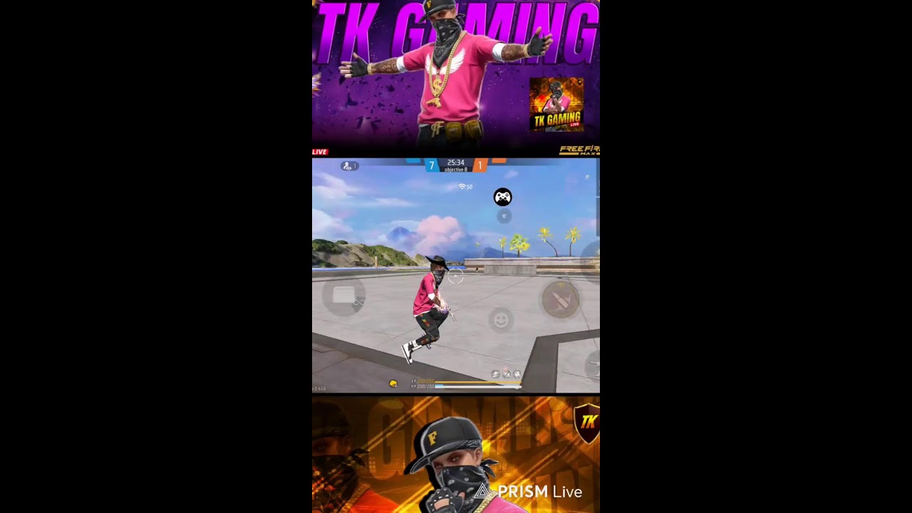 Free Fire Live 🔴 | Rank Push with TK Gaming | Daily Pro Gameplay