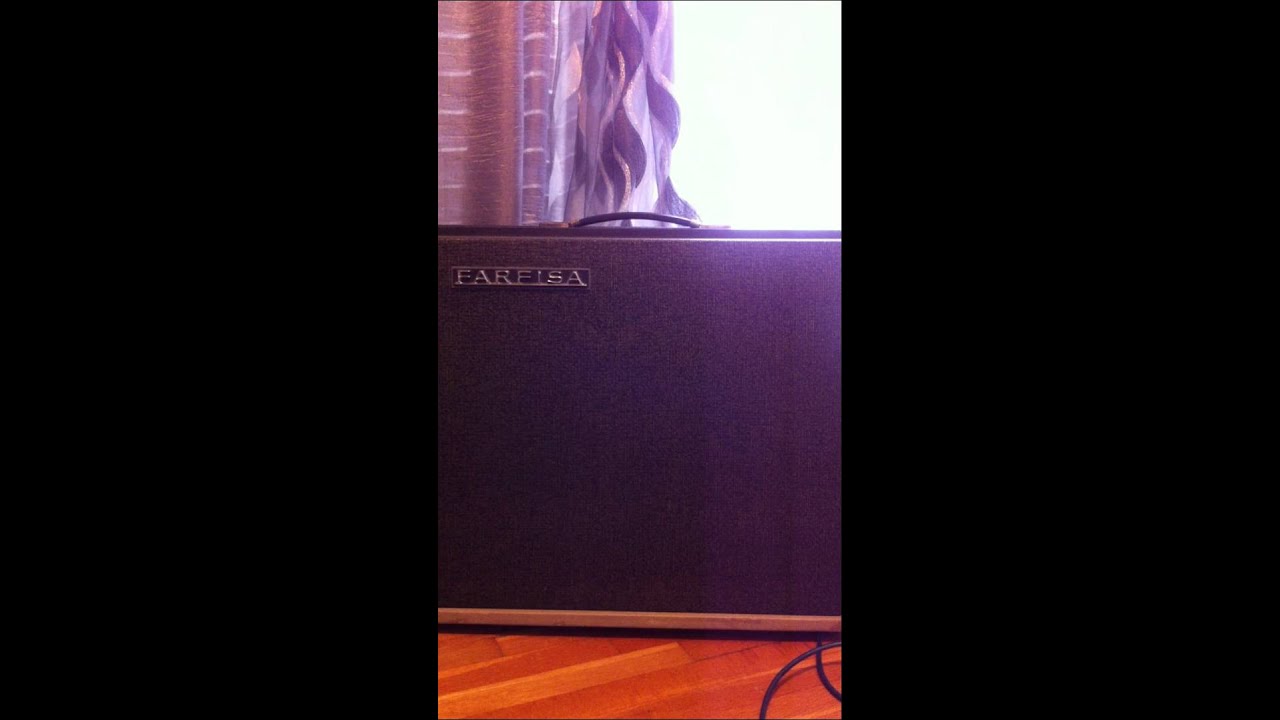 farfisa 20 1964 tube amp