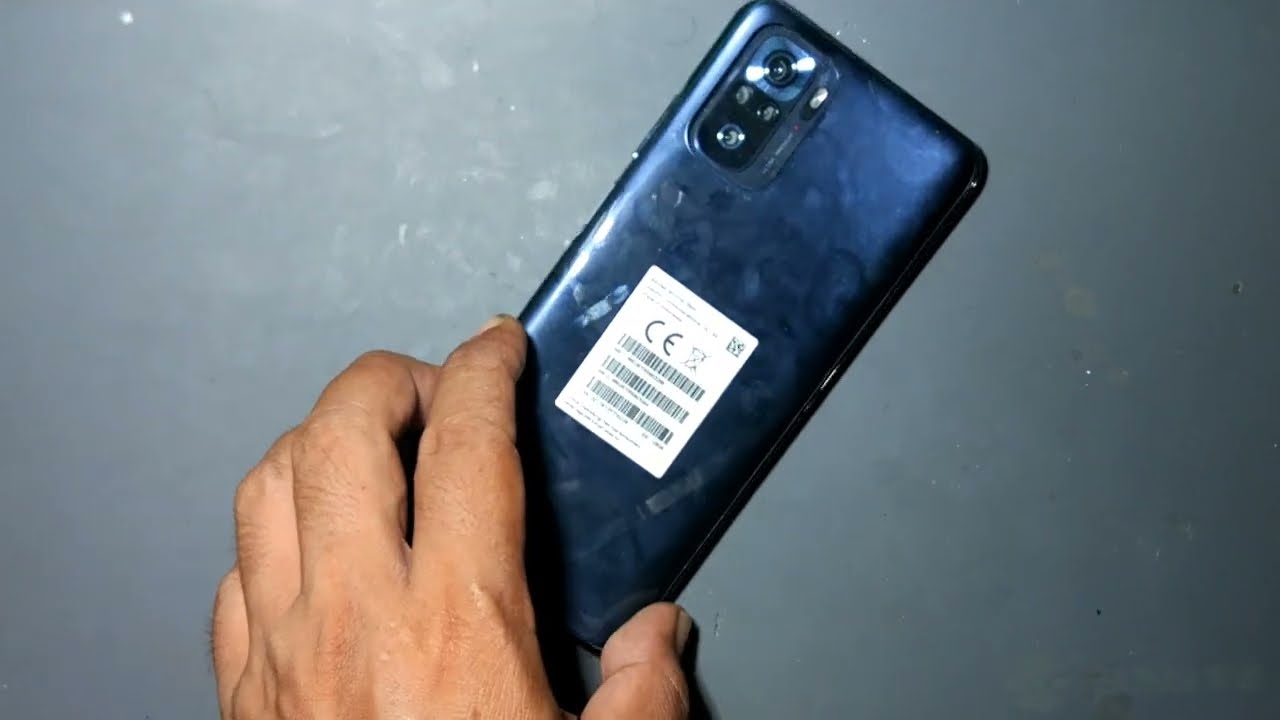 Cara buka baterai Xiaomi Redmi Note 10s