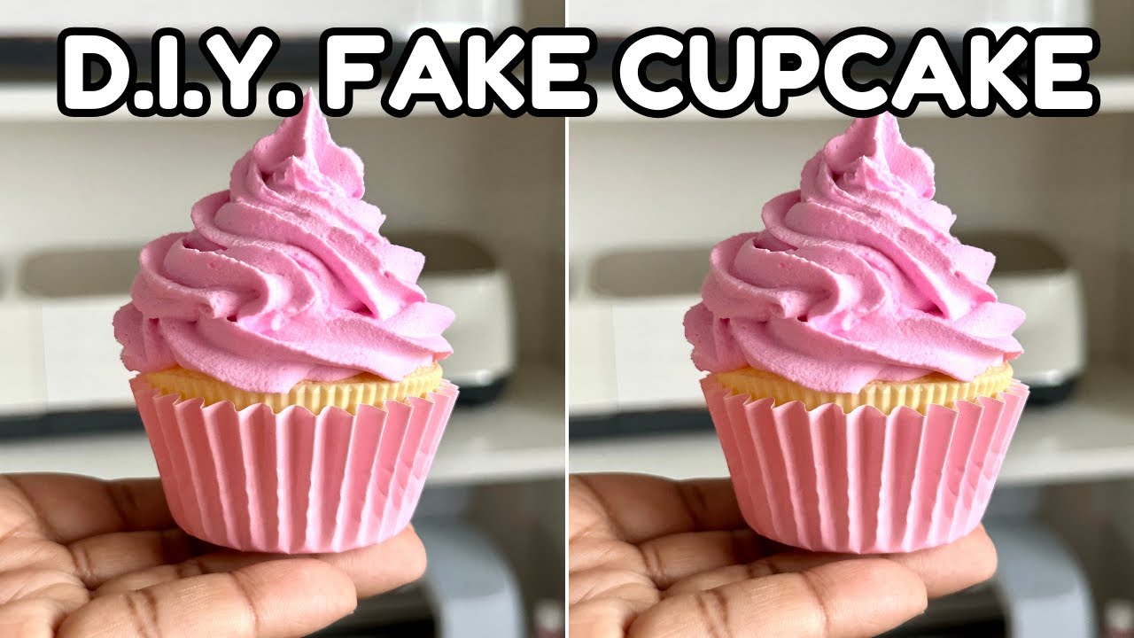 How to Make Fake Bake Cupcakes | Perfect Props for Stunning Party Supply Photos!