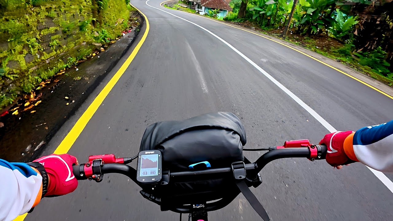 POV Turunan Panjang Pakai BMX Full Speed | Jalan Salawu Garut