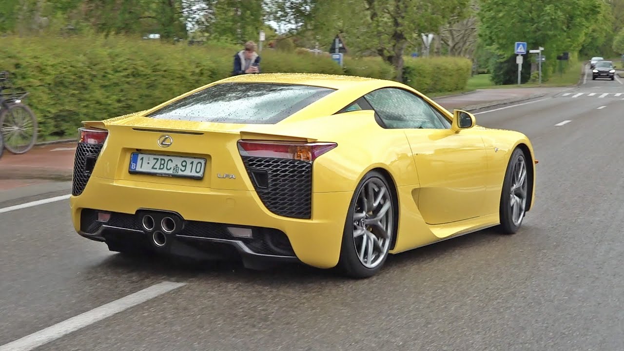 Lexus LFA - Engine Start up, Revs, Accelerations!