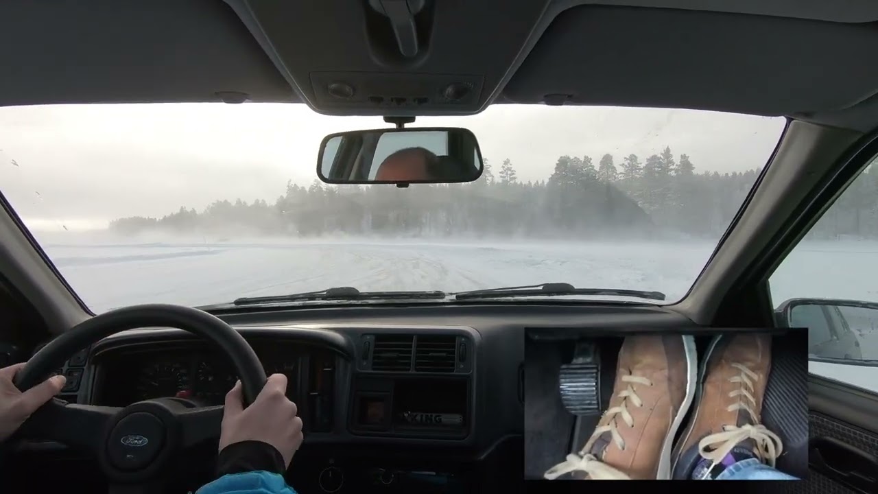 Ford Sierra XR4x4 @Ice Drive Sweden 2026, day 1 - 1
