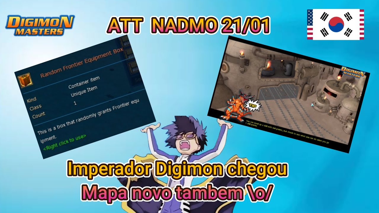 Atualiza&ccedil;&atilde;o NADMO 21/01/2026 - Digimon Masters Online