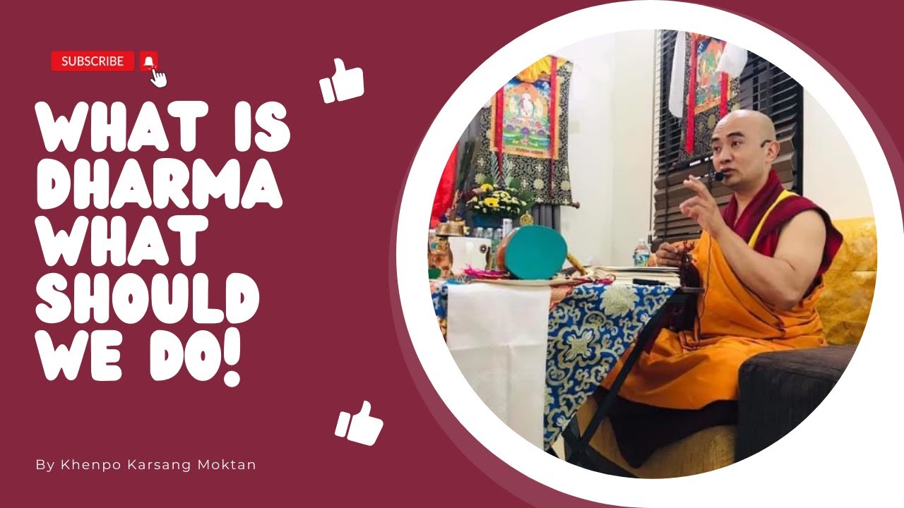 Important Speech By Khenpo Karsang Moktan