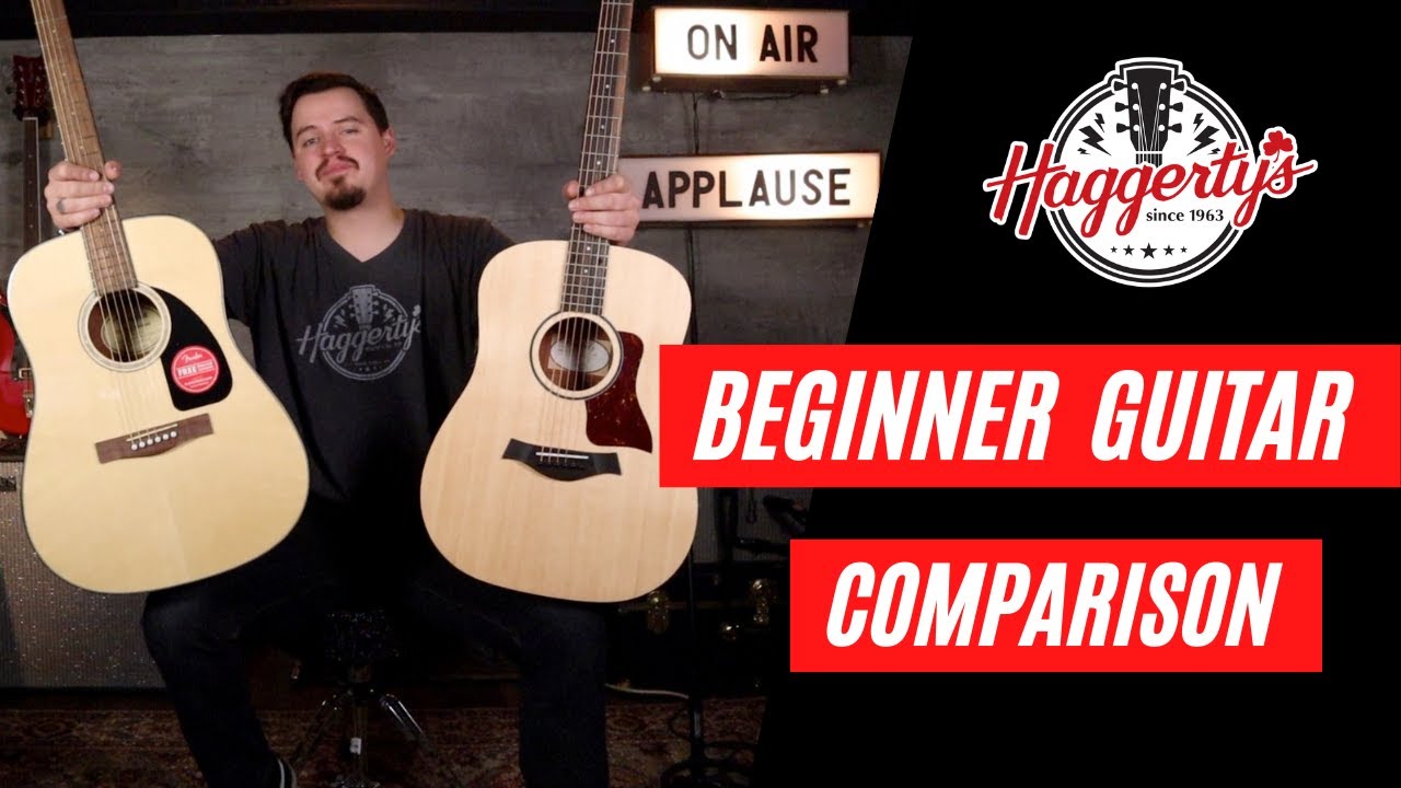 Beginner Guitar Comparison Taylor Big Baby vs. Fender CD-60