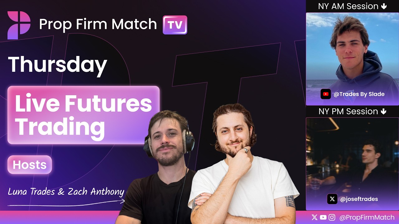 Live Futures Trading | London & New York Session | Prop Firm Match TV