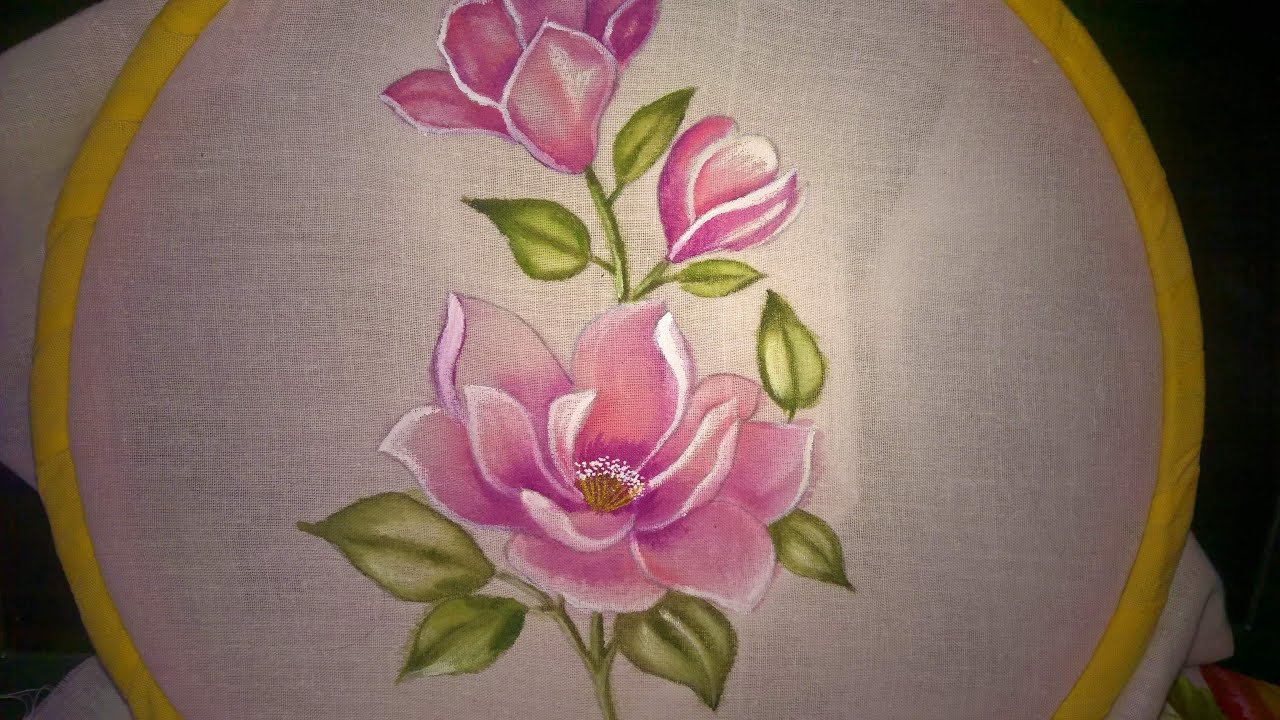 #Wet on wet fabric painting#fabric painting techniques#Painting.