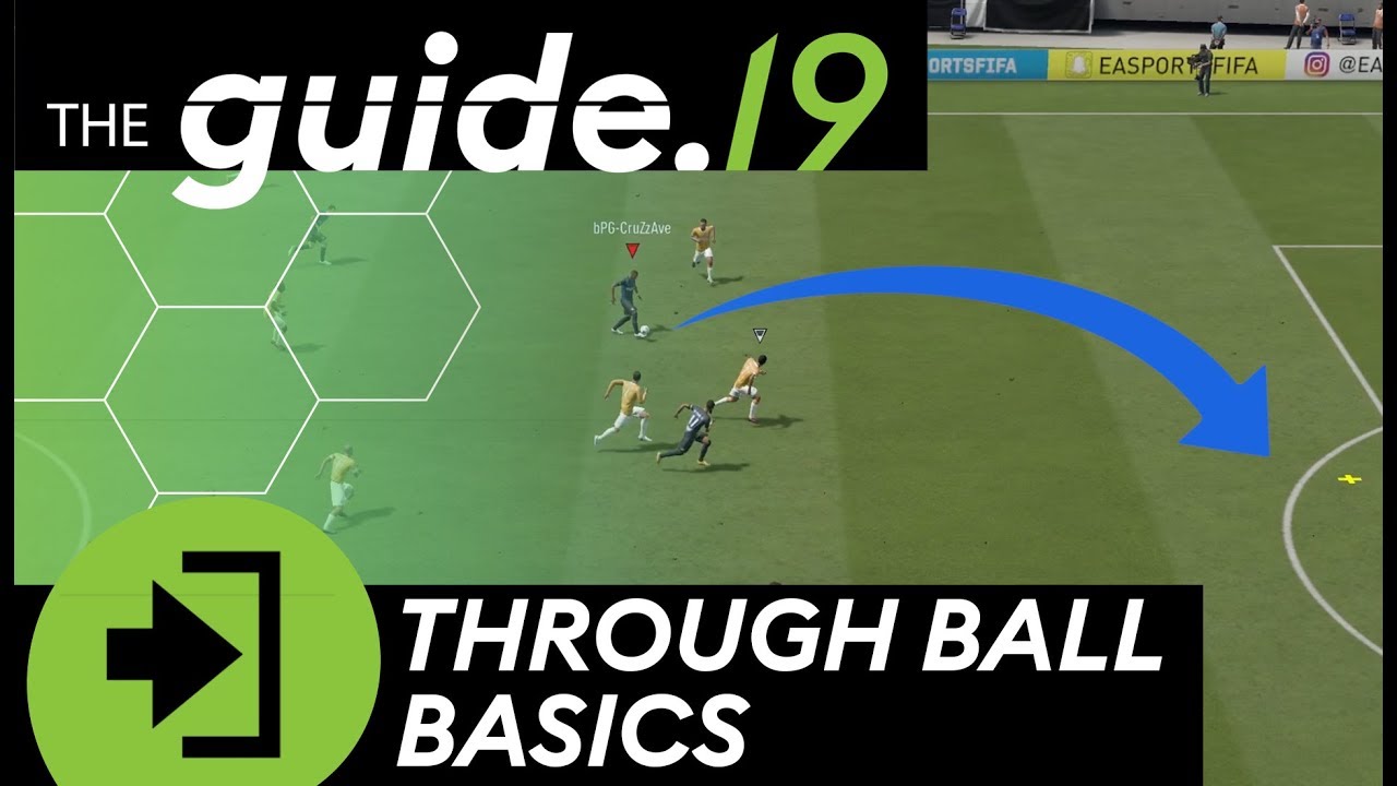 FIFA 19 Tutorial | The BASICS of THROUGH BALLS! | How to play low, threaded & lobbed through balls!