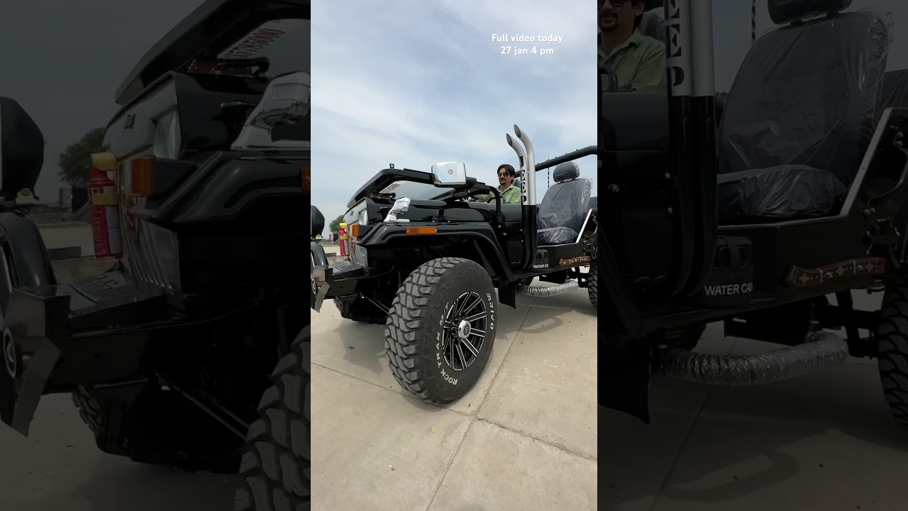 Modified jeep at online order by Rajesh Jain motor for RAJSTHAN WhatsApp 9035785000