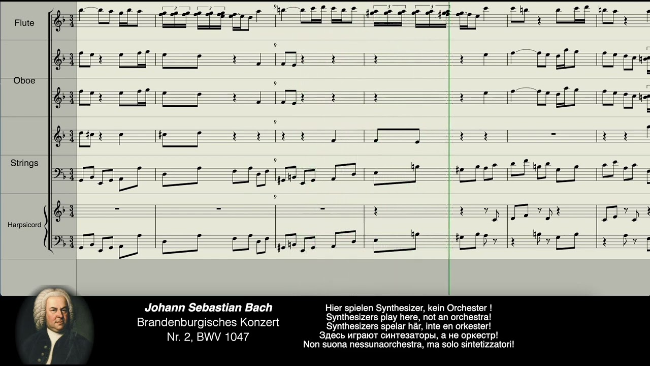 Bach Digital: Brandenburgisches Konzert Nr.2, BWV 1047