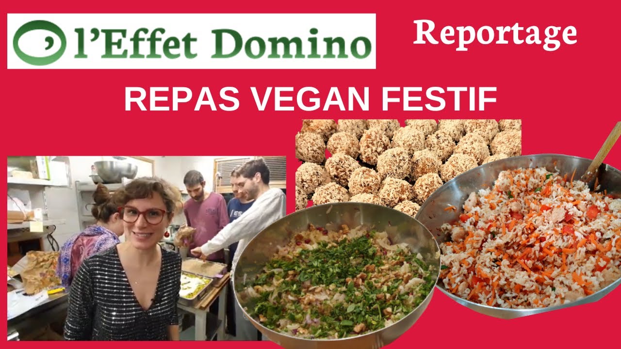 Repas vegan festif