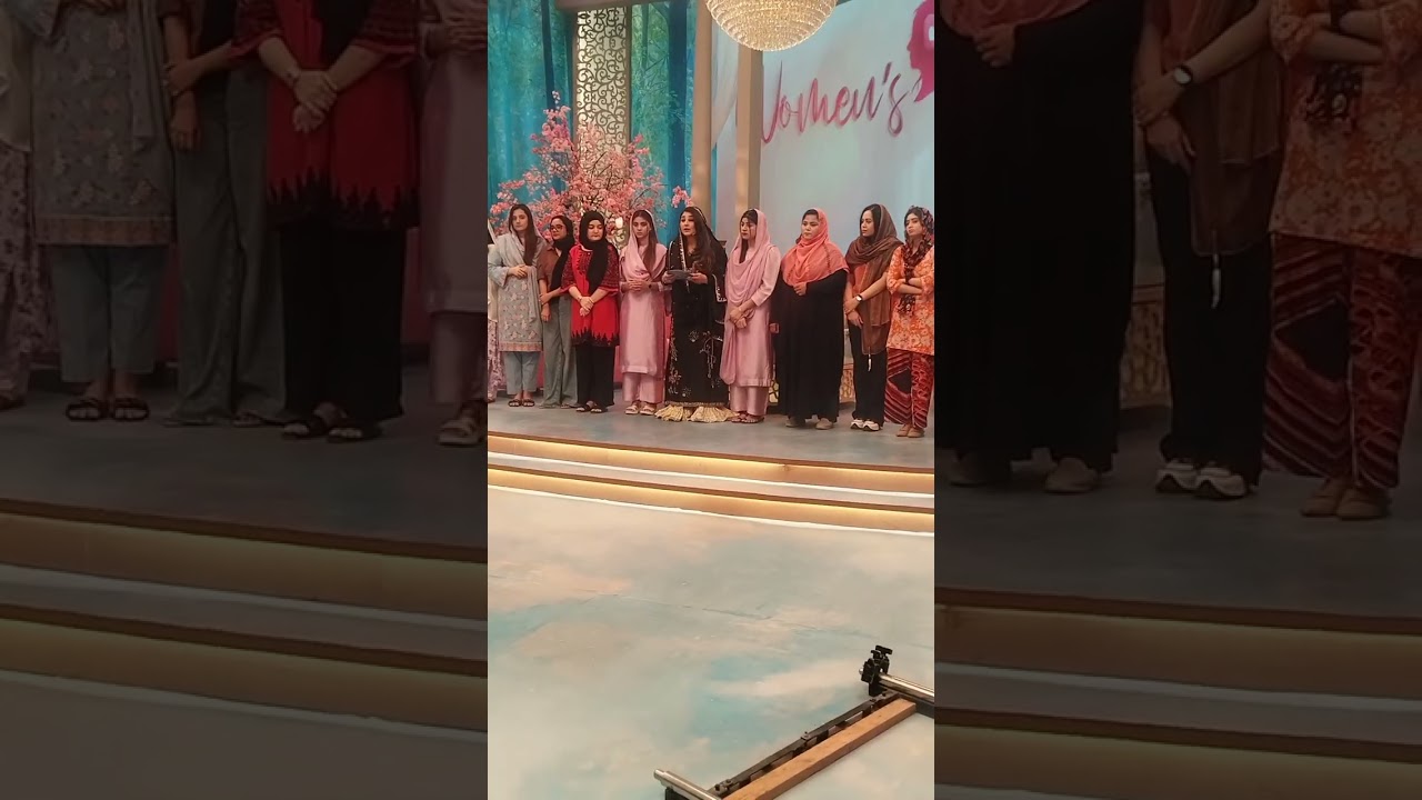 Happy womens day speech by Javeria Saud | Pyara Ramzan transmission by Javeria Saud #shortsfeed