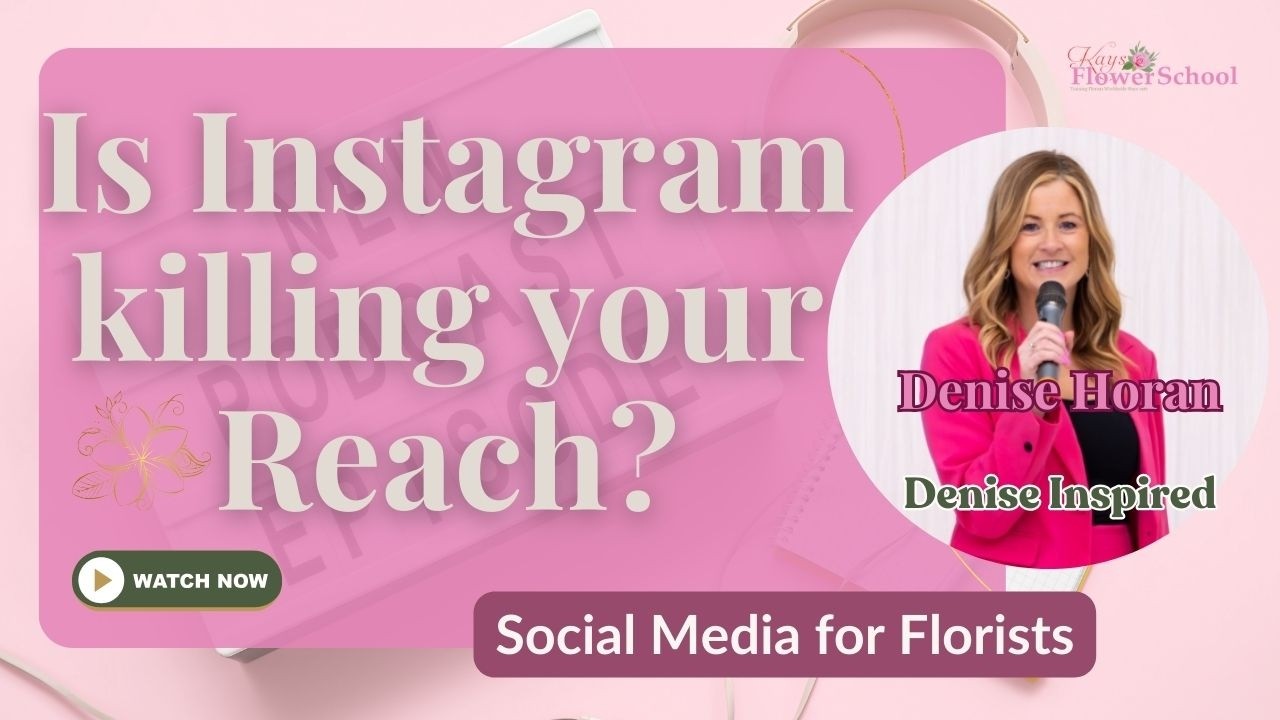 Instagram снижает охват вашей аудитории? Как флористы могут развиваться в 2026 году (мастер-класс...