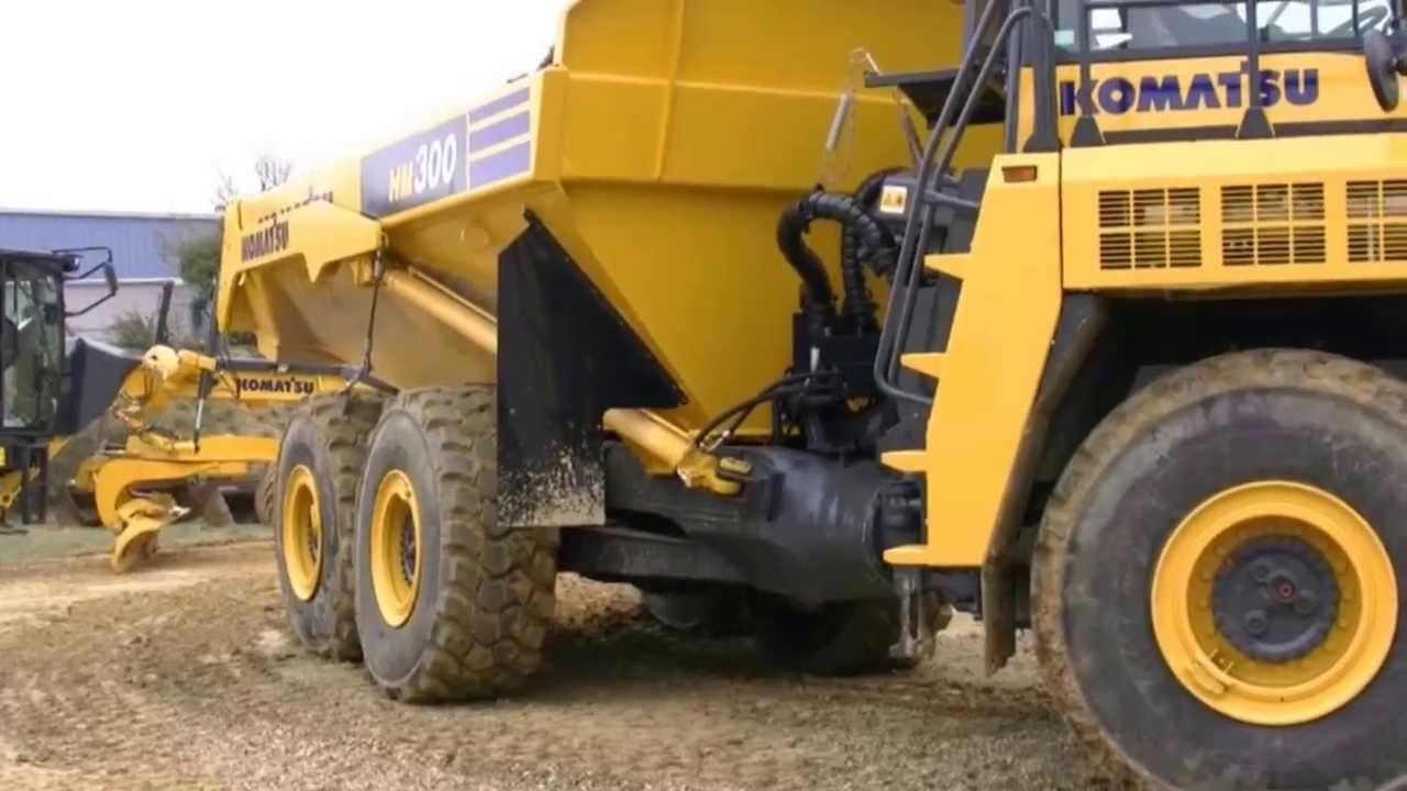 Le premier Komatsu HM300-3 européen arrive en France